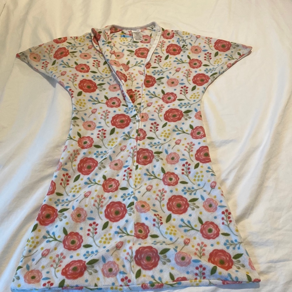 pink Poppy Zipadee-Zip Swaddle Transition - Fleece